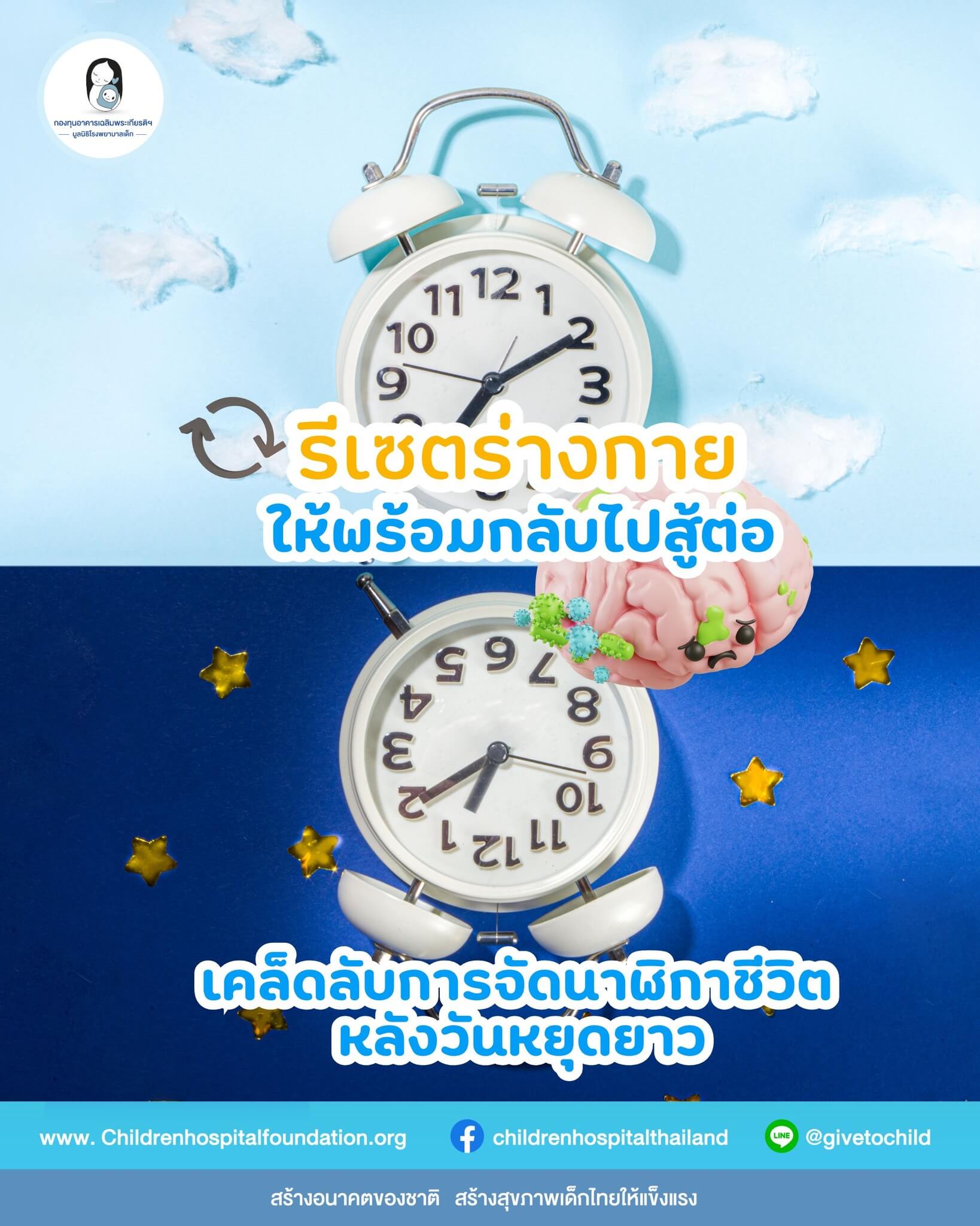 เคล็ดลับการจัดนาฬิกาชีวิตหลังวันหยุดยาว