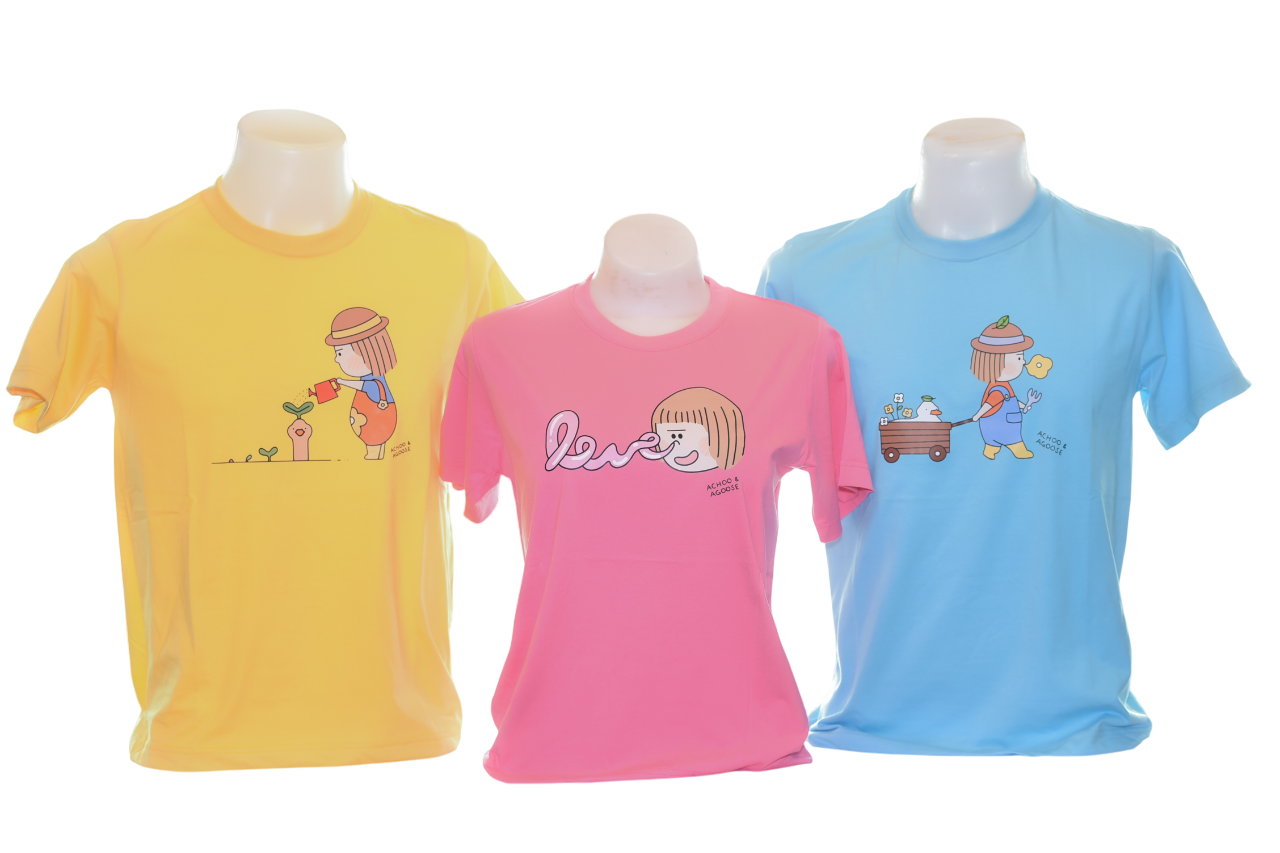 เสื้อยืด ACHOO & AGOOSE สกรีนบนอก