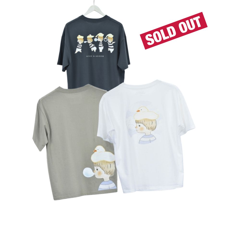 เสื้อยืดลาย Achoo & Agoose เสื้อยืด Oversize