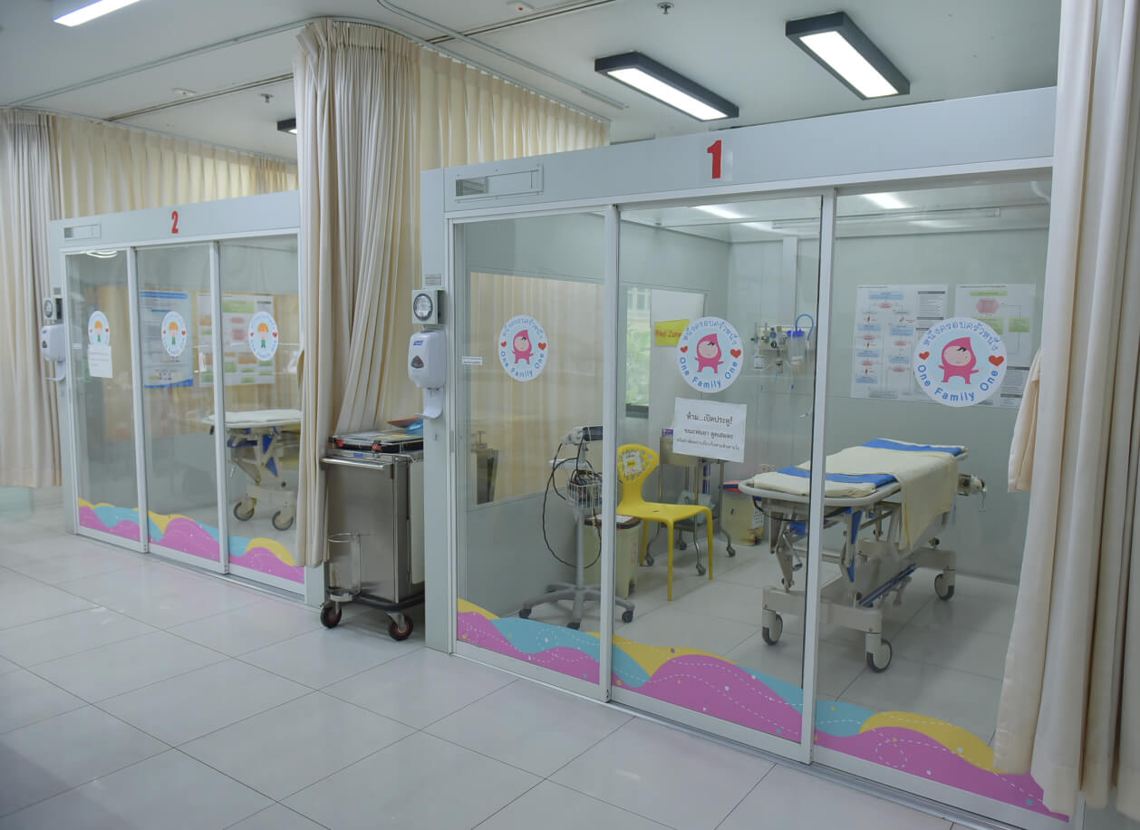 โครงการปรับปรุงห้องตรวจโรคติดเชื้อ รับมือโรคอุบัติใหม่ในเด็ก กองทุนอาคารเฉลิมพระเกียรติฯ มูลนิธิโรงพยาบาลเด็ก